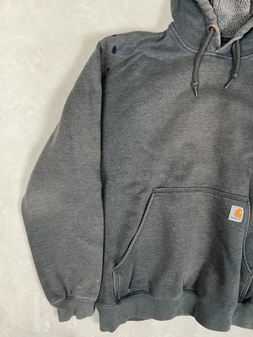 Carhartt shows wear